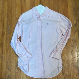 Ralph Lauren Pastel Pink Button-Up Blouse